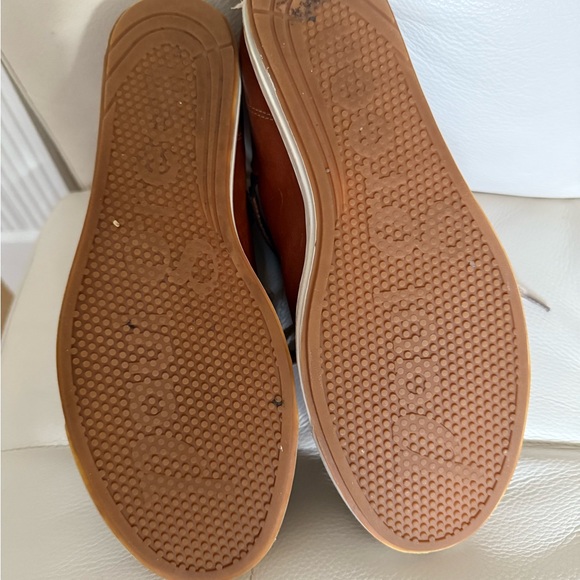 Paul Green Women’s Cognac Genuine Leather Sneakers Size US7.5/UK5/EU38